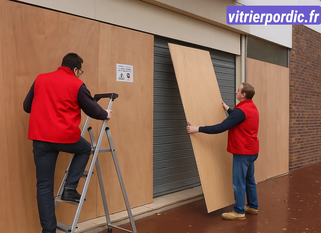 Mise en sécurité fermeture provisoire Pordic